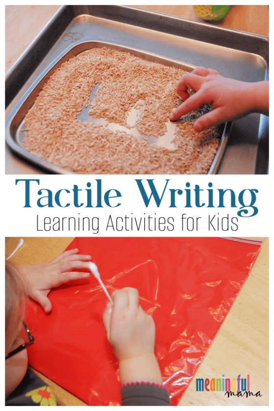 Tactile Writing Activities