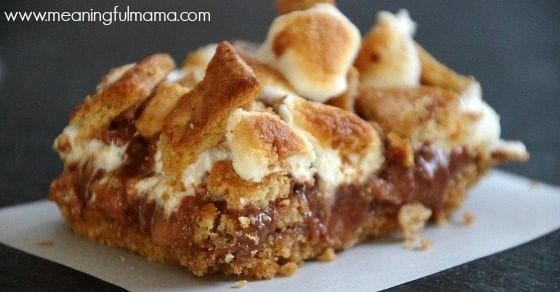 S'More Bar with Rolos - Easy Dessert Recipe
