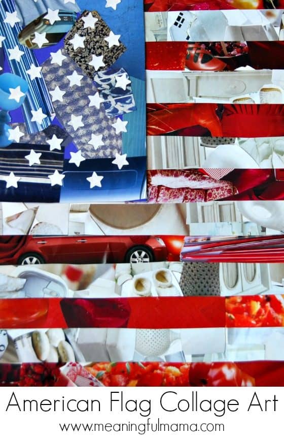 American Flag Collage