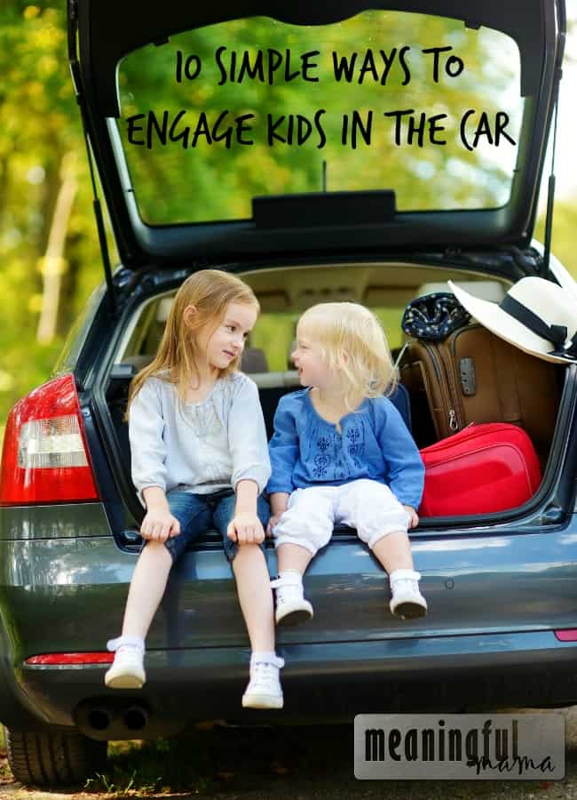 how to entertain kids in the car