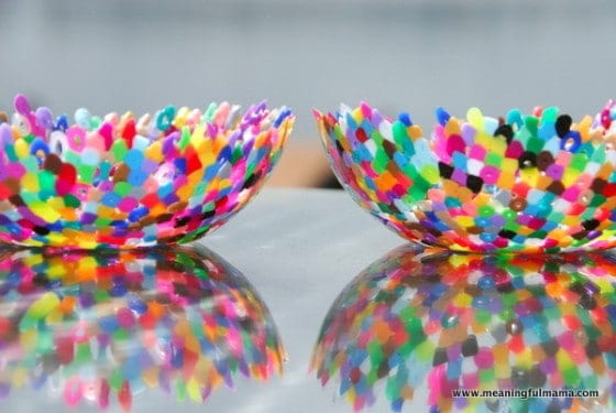 Plastic Perler Bead Bowls