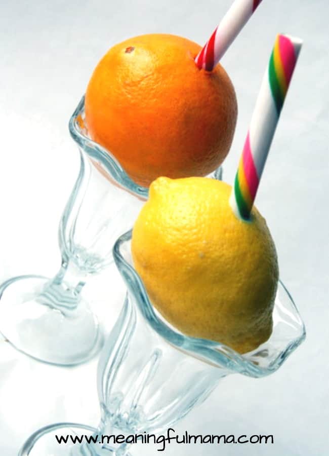 lemon orange candy stick straws carnival food