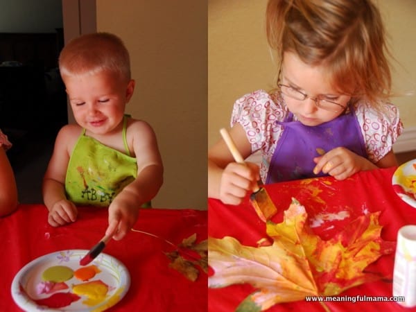 How to Make DIY Fall Leaf Prints with Kids