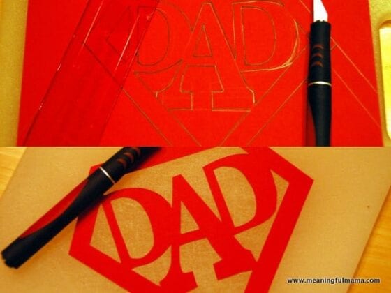 Super Dad Card with a Free Printable