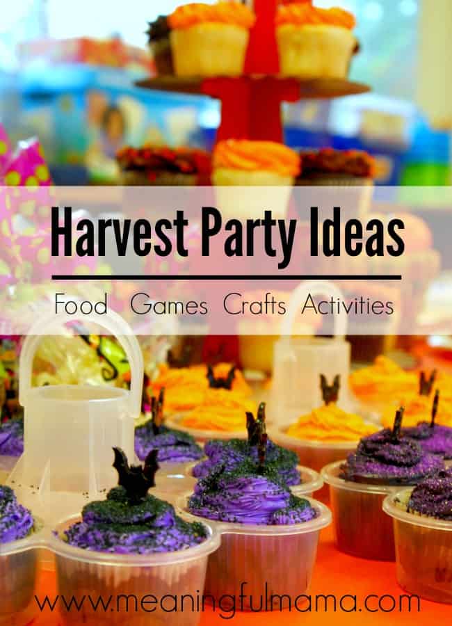 harvest party ideas activities games crafts food