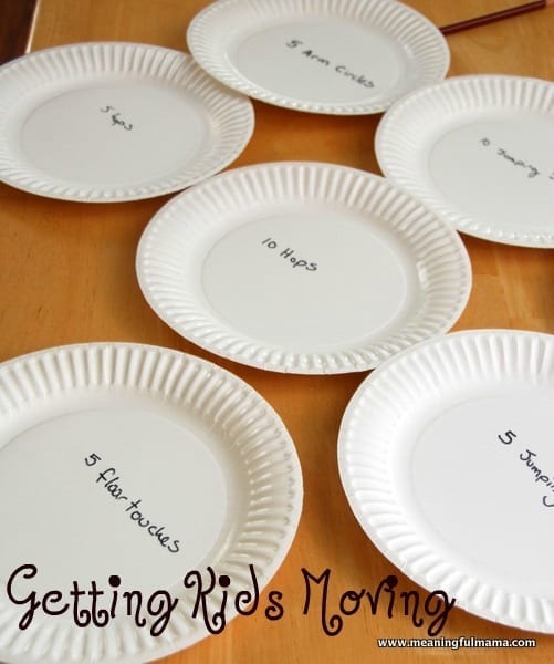 20 Unique Activities to Do While Your Family is in Quarantine - paper plate exercise