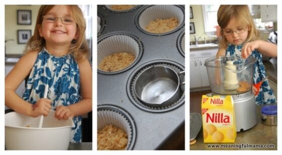 Mini Raspberry Cheesecakes with Nilla Wafer Crust