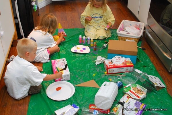 1-#garbage art #creativity #teaching kids-038