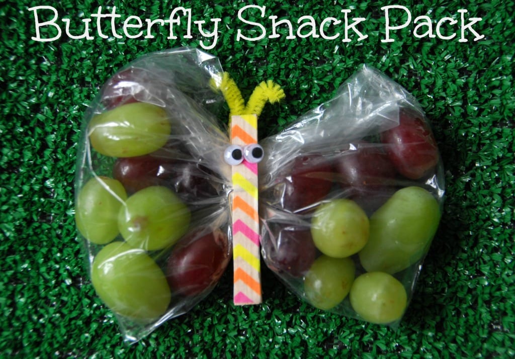 #butterfly #snack #grapes