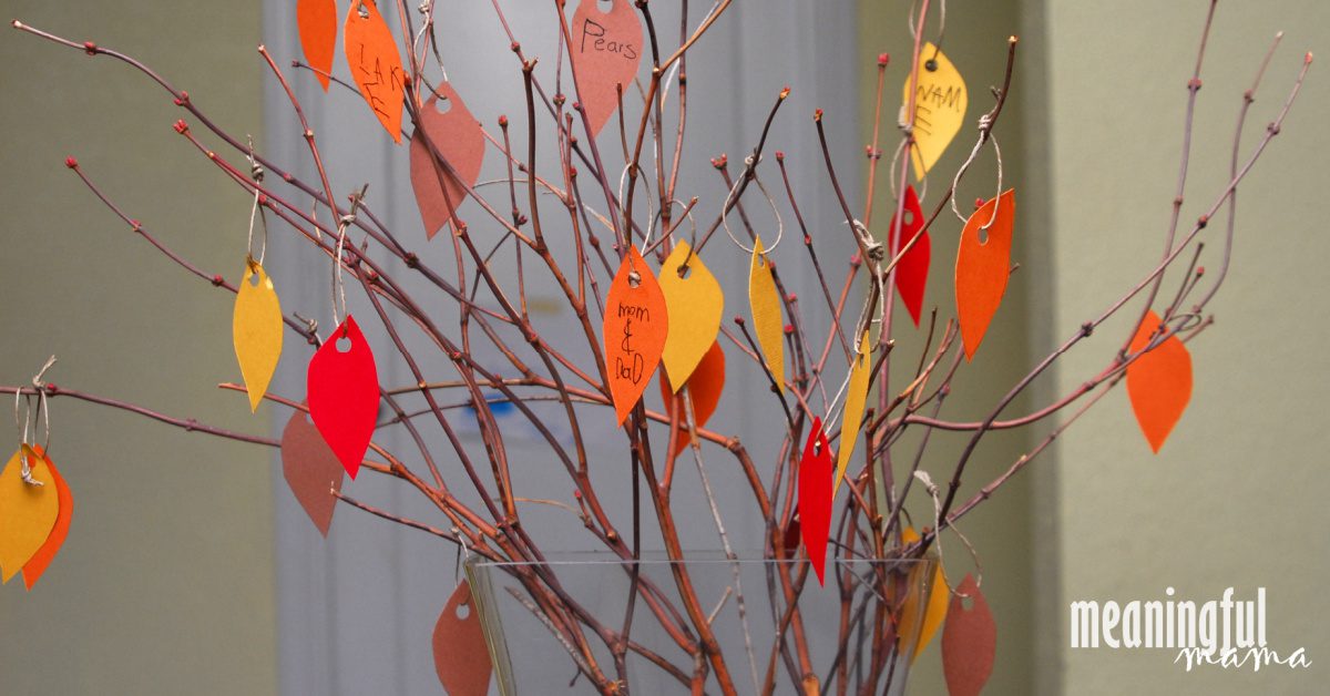 Spring Thankful Tree Thankfulness Tree