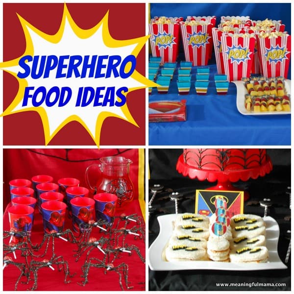 1-#superhero party #food ideas