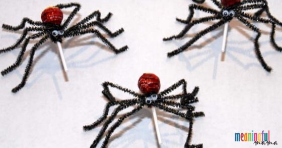 Spider Lollipop Tutorial