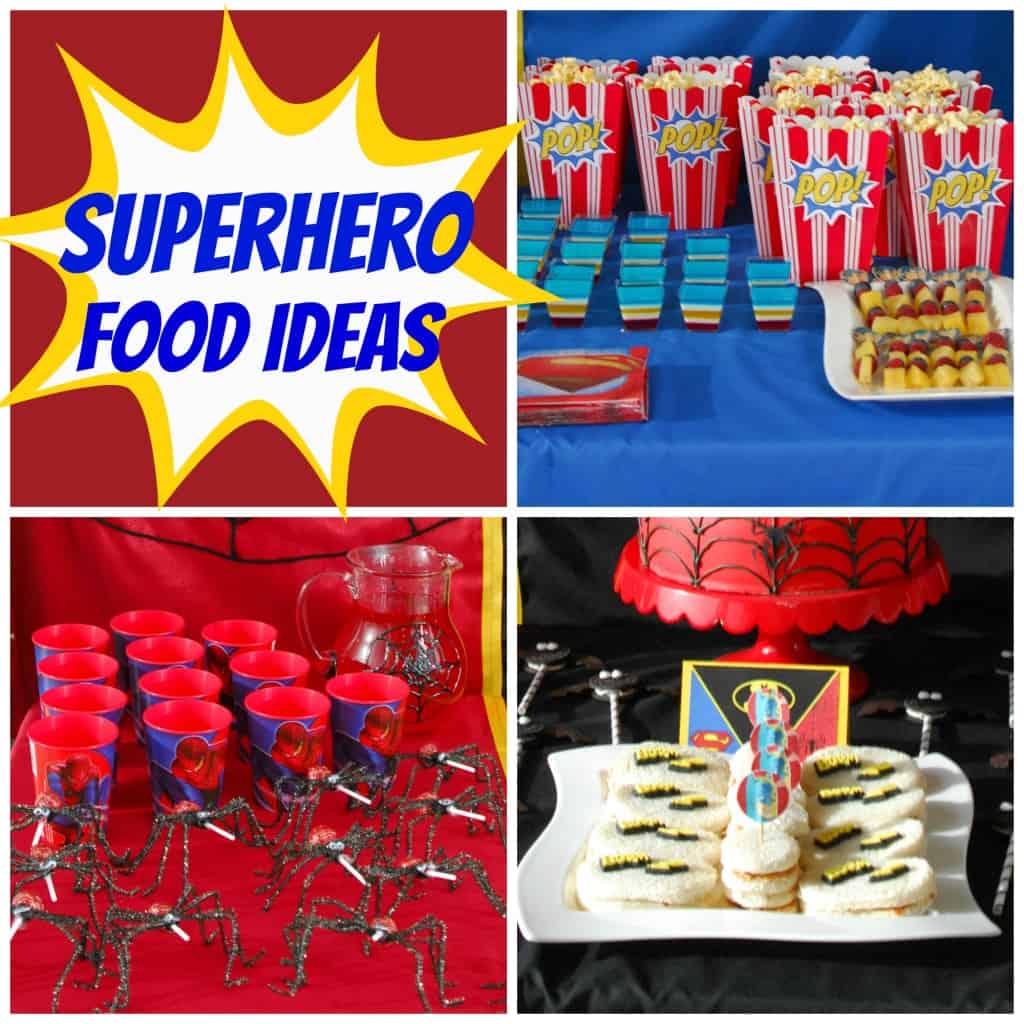 #superhero party #food ideas