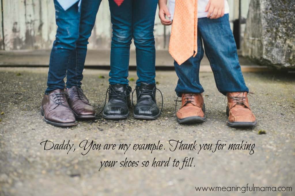 Father's Day Photography Ideas shoes