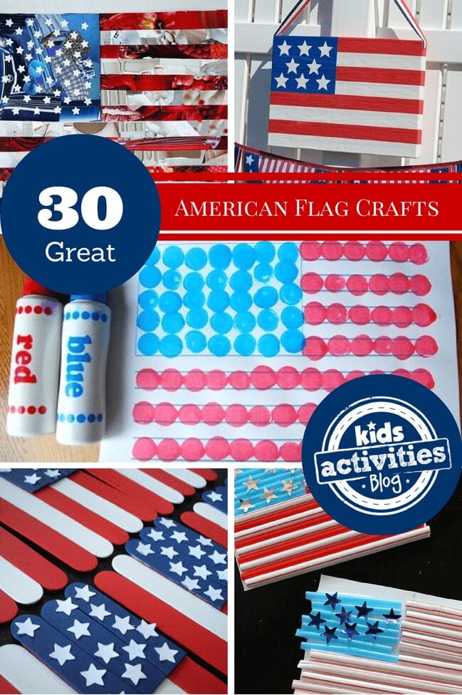 american flag fourth of july crafts for kids