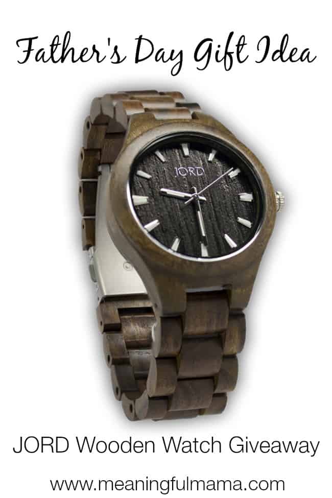 father's day gift idea jord wooden watches