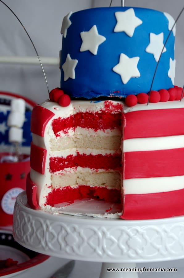 Fourth of July Cake Tutorial