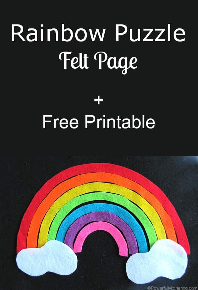 Rainbow-Puzzle-Felt-Page