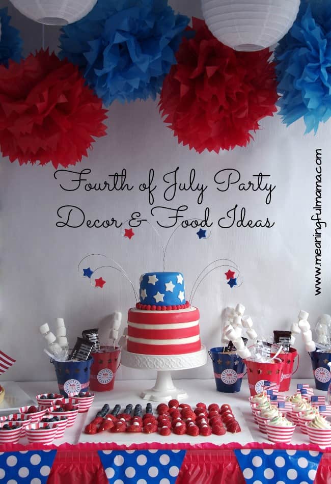 fourth of july party decorations food ideas
