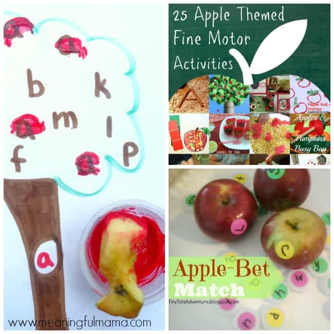 apple activities for preschoolers