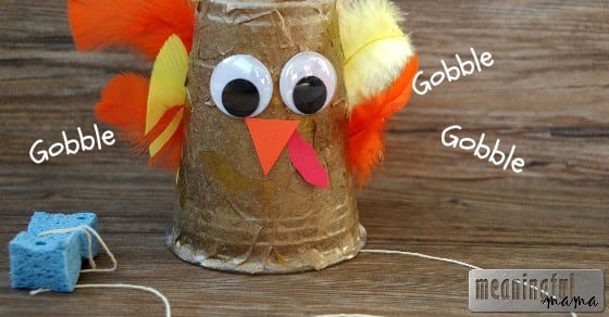 Gobbling Turkey Thanksgiving Craft