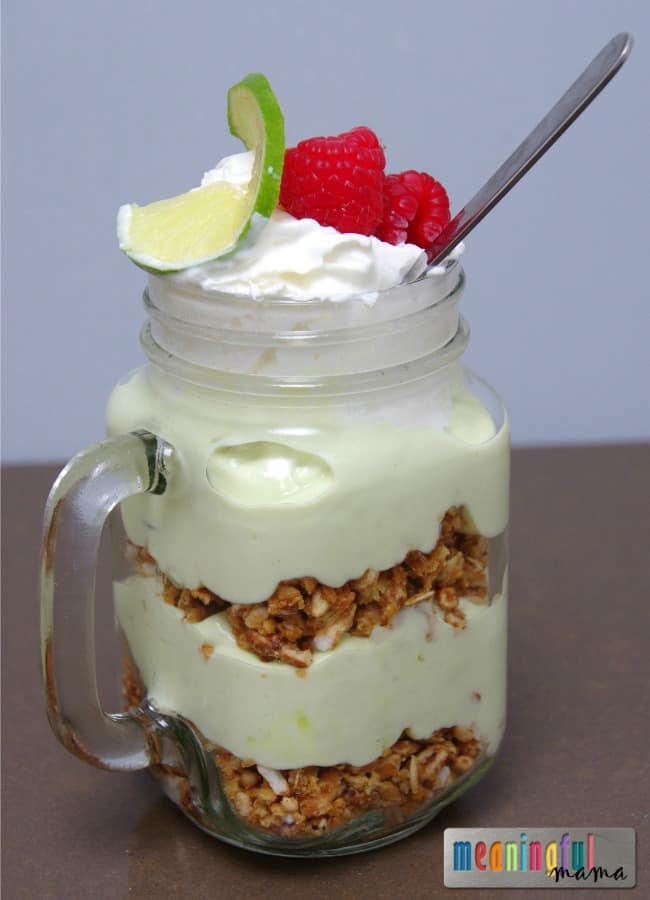 Healthy Key Lime Pie Breakfast Parfait with Kashi - Oats Made Great