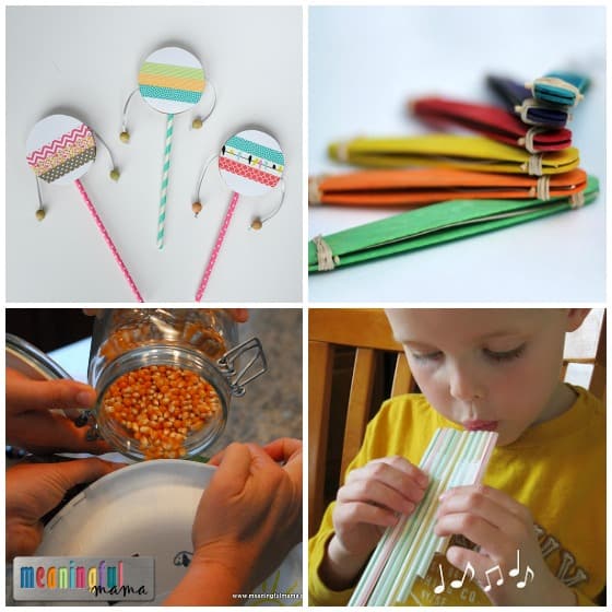 DIY Musical Instruments - Fun Music Activity for kids