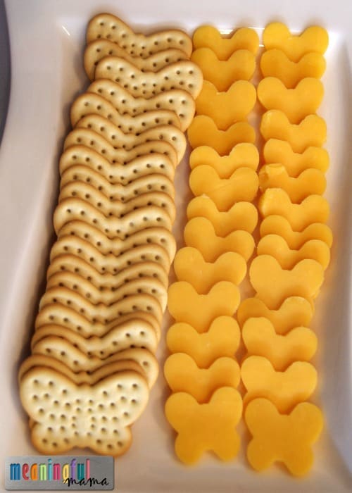 Butterfly Food - Cheese and Cracker Butterflies
