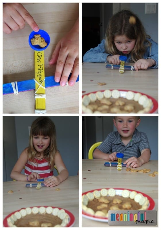 Cow Catapult - Cow Flipping and Snacking Fun
