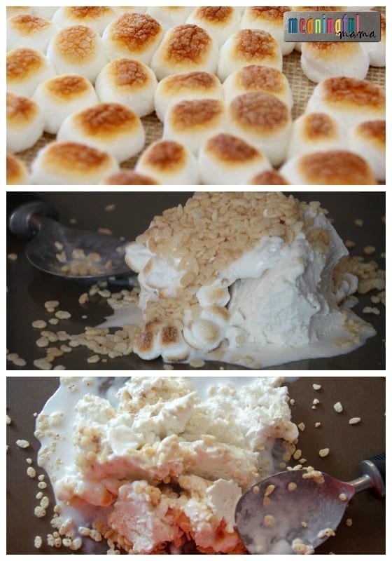 Rice Krispies Treats Marshmallow Ice Cream Recipe - Fun Kid Food