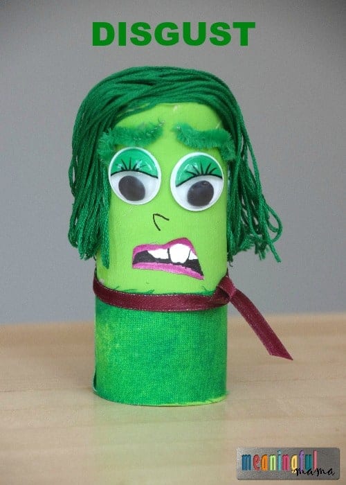 Inside Out Toilet Paper Roll Craft - Disgust