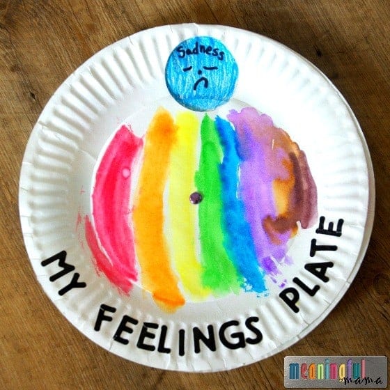 My Feelings Plate - Helping Kids Identify their Emtions