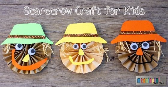 Scarecrow Paper Craft for Kids