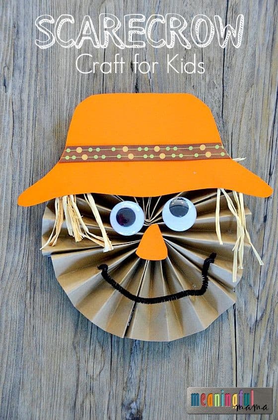 Scarecrow Paper Craft for Kids