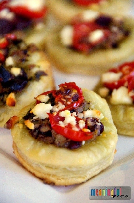 Mediterranean Tartlet Appetizer Recipe - Party Food