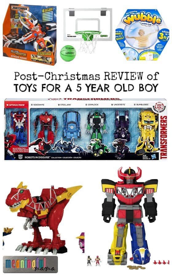 Toy Review for 5 Year old Boy