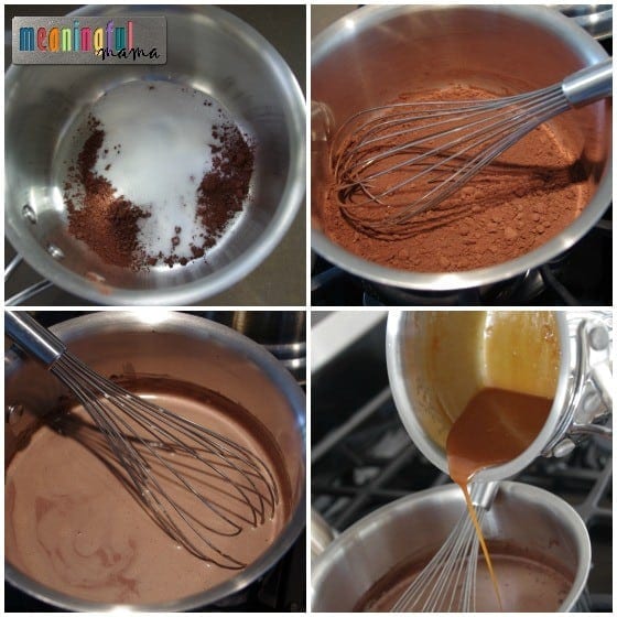 Homemade Salted Caramel Hot Chocolate Recipe