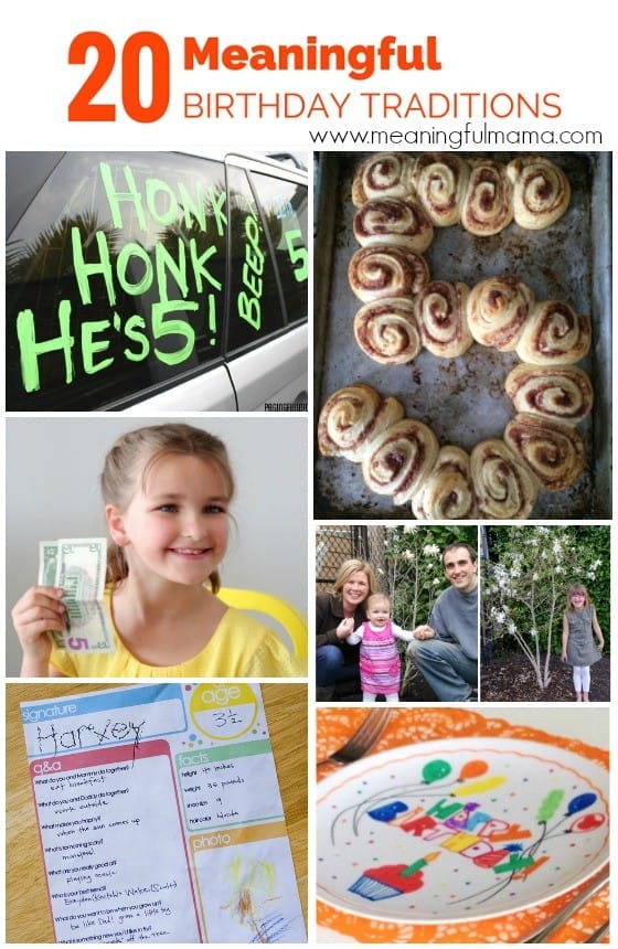 20 Meaningful Birthday Traditions