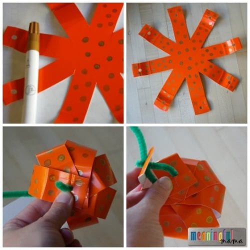 Pumpkin Paper Plate Craft