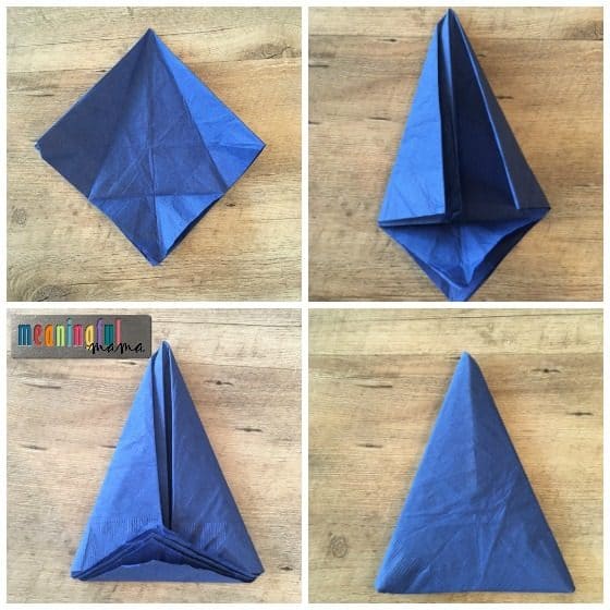 how-to-fold-a-mountain-napkin