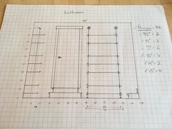 Plans for DIY Industrial Pipe Walk-In Closet