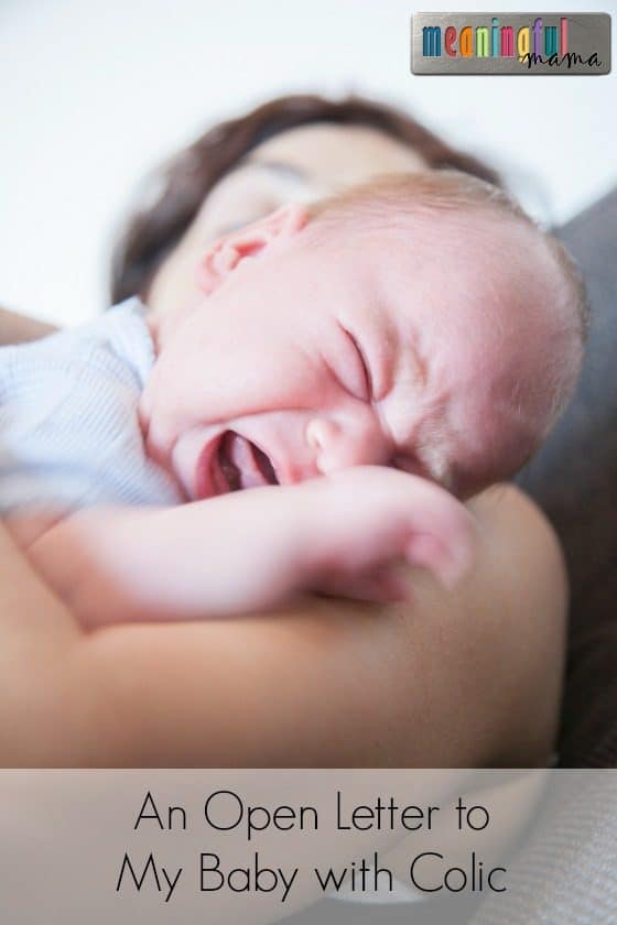 An Open Letter to my Baby with Colic