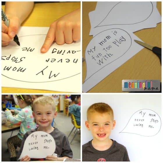 DIY Mother's Day Frames for Kindergarten Classroom Project