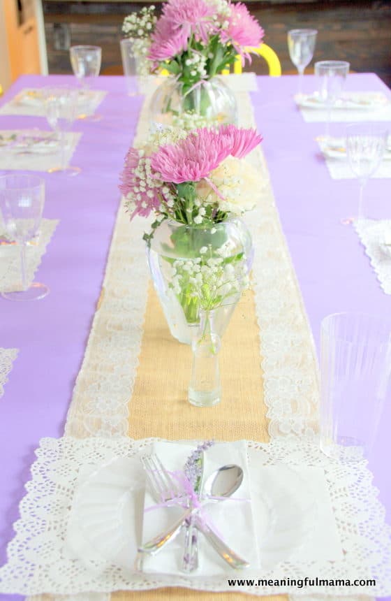 French Country Lavender and Lace Baby Shower