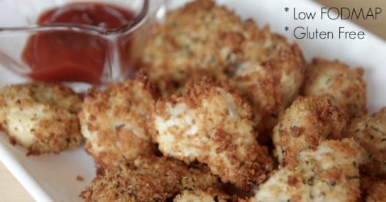 Low FODMAP Baked or Air Fried Chicken Nuggets