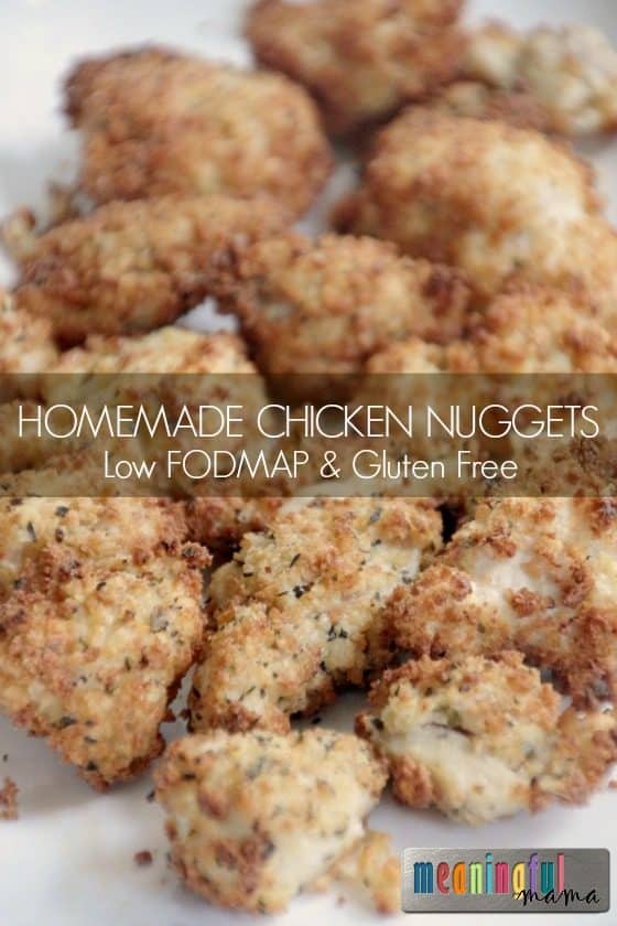 Low FODMAP Baked or Air Fried Chicken Nuggets