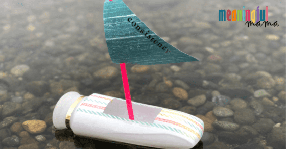 DIY Toy Boat Made from a Shampoo Bottle