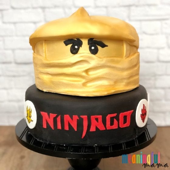 Golden Ninja LEGO Ninjago Cake