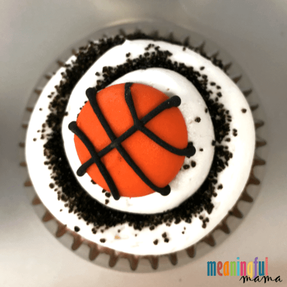 Basketball Cupcake