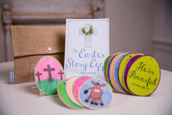 Easter Story devotional card set